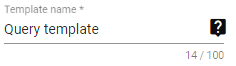 1. Template name